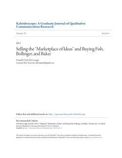Selling the "Marketplace of Ideas" and Buying Fish
