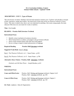 ELA Unit 5 - 08 - Scituate Public Schools