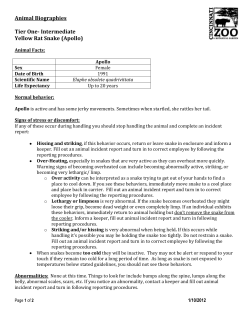 House Name - Cincinnati Zoo