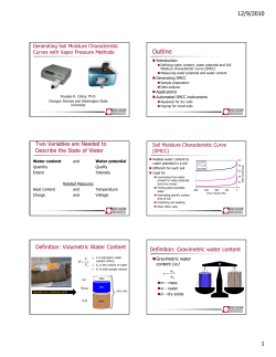 Outline - Decagon Devices