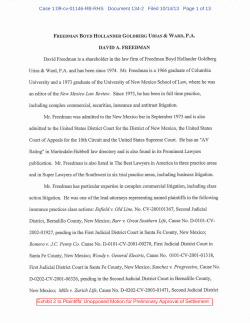 Exhibit 2 to Plaintiffs` Unopposed Motion for Preliminary Approval of