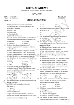 CHEM - Kota Academy