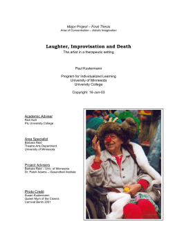Laughter, Improvisation and Death
