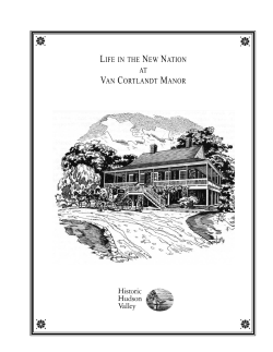 life in the new nation at van cortlandt manor