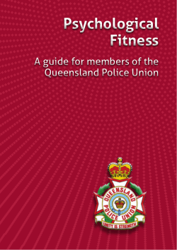 Psychological Fitness Psychological Fitness