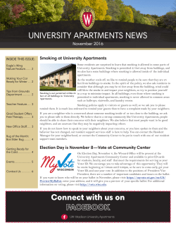 UNIVERSITY APARTMENTS NEWS - housing