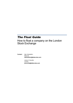 The Float Guide - International Bar Association