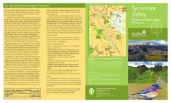Sycamore Valley - East Bay Regional Park District