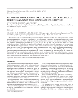 See the article as a PDF. - Bulgarian Journal of Agricultural Science