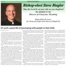 Bishop-elect Steve Biegler