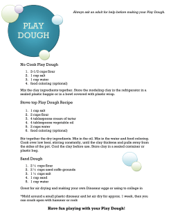 PLAY DOUGH