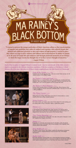 Ma Rainey Lobby Display - Actors Theatre of Louisville