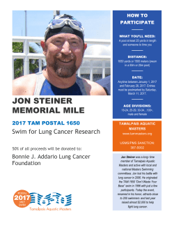 jon steiner memorial mile - Tamalpais Aquatic Masters