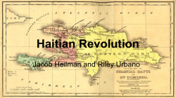 Haitian Revolution (Student Presentation)