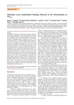 Review article - Journal of Sports Science and Medicine