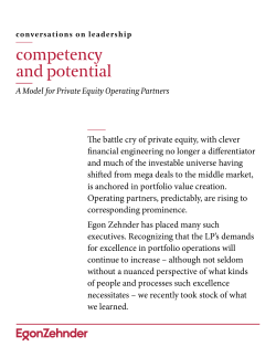 competency and potential