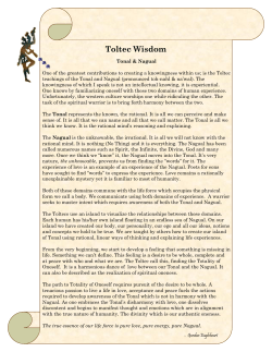 Toltec Wisdom
