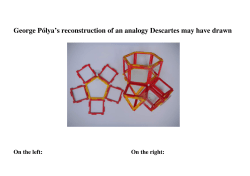 George Pólya`s reconstruction of an analogy Descartes may have