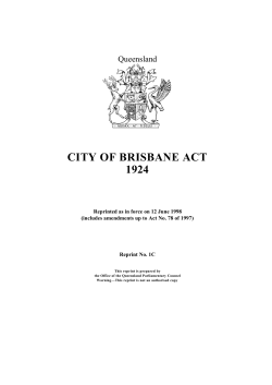 city of brisbane act 1924