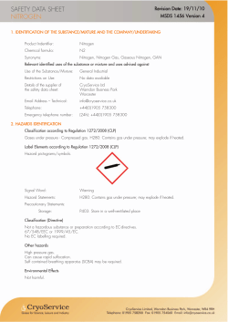 safety data sheet nitrogen