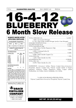 16-4-12 Blueberry 6 Month Slow Release 50