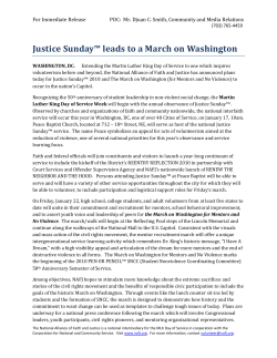 Justice Sunday&trade; leads to a March on Washington
