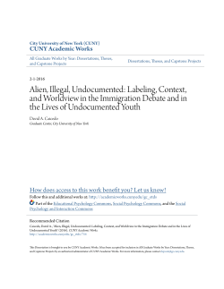Alien, Illegal, Undocumented: Labeling, Context, and Worldview in