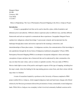 Major_Mapping Mexico Indigena