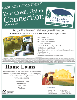 Home Loans - Cascade Community Credit Union