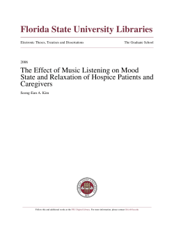 The Effect of Music Listening on Mood State and