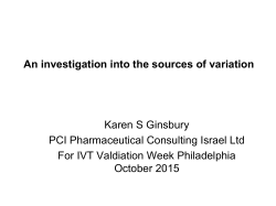 Detect and Control Variation