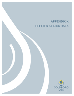 appendix k species at risk data