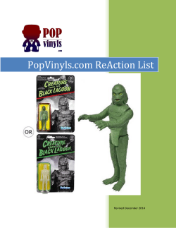 PopVinyls.com Pop! List