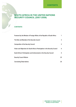 south africa in the united nations security council