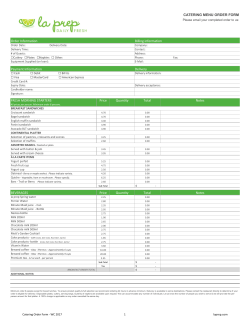 Order Form