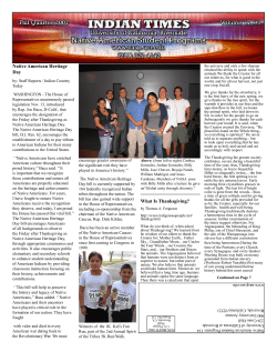 Fall 2007 - Native American Student Programs