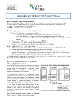 egress/escape windows and window wells