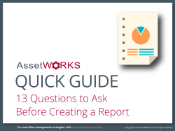 13 Questions to Ask Before Creating a Report
