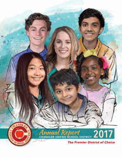 Annual Report - Chandler Unified School District