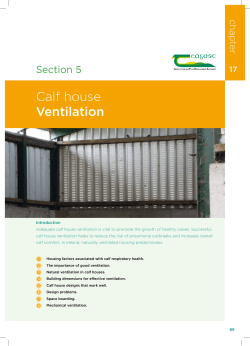 Calf house Ventilation