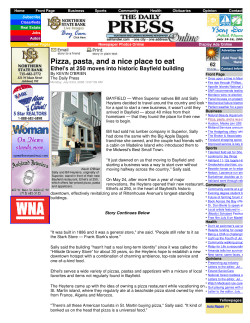 Pizza, pasta, and a nice place to eat