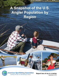 A Snapshot of the U.S. Angler Population by Region