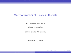Macroeconomics of Financial Markets eserved@d = *@let@token
