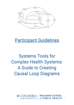 Systems Tools for Complex Health Systems: A Guide to Creating