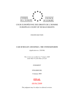 final 08/04/2009 - HUDOC