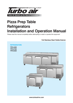 User Manual - Horizon Equipment
