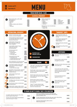 SEE OUR MENU