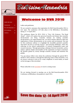 Newsletter - Bibliotheca Alexandrina