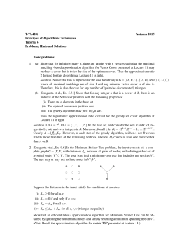 Solutions to problems 6