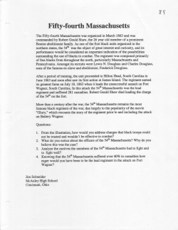 Fifty-fourth Massachusetts